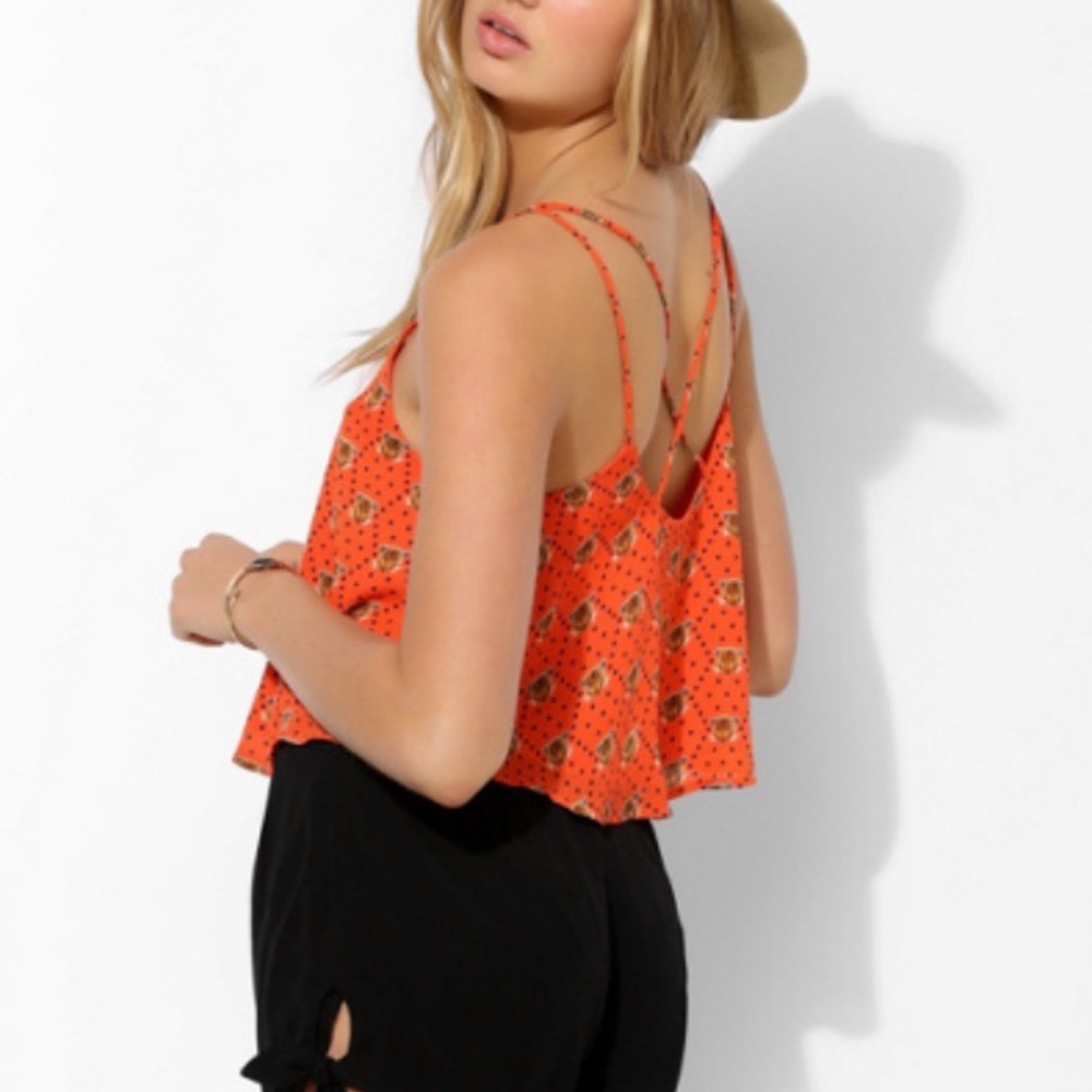 UO Lucca Couture Tiger Swing Top